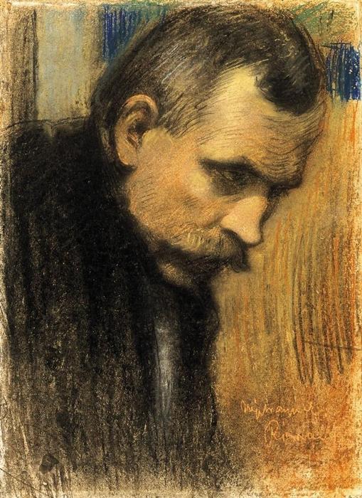 Portrait Of József Nyitrai — József Rippl-rónai