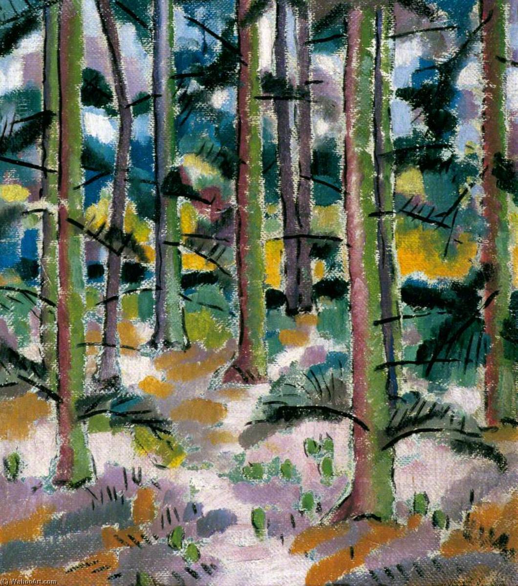 Wood Interior — Edward Mcknight Kauffer