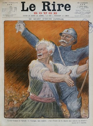 David Lloyd George And Petain — Charles Lucien Léandre