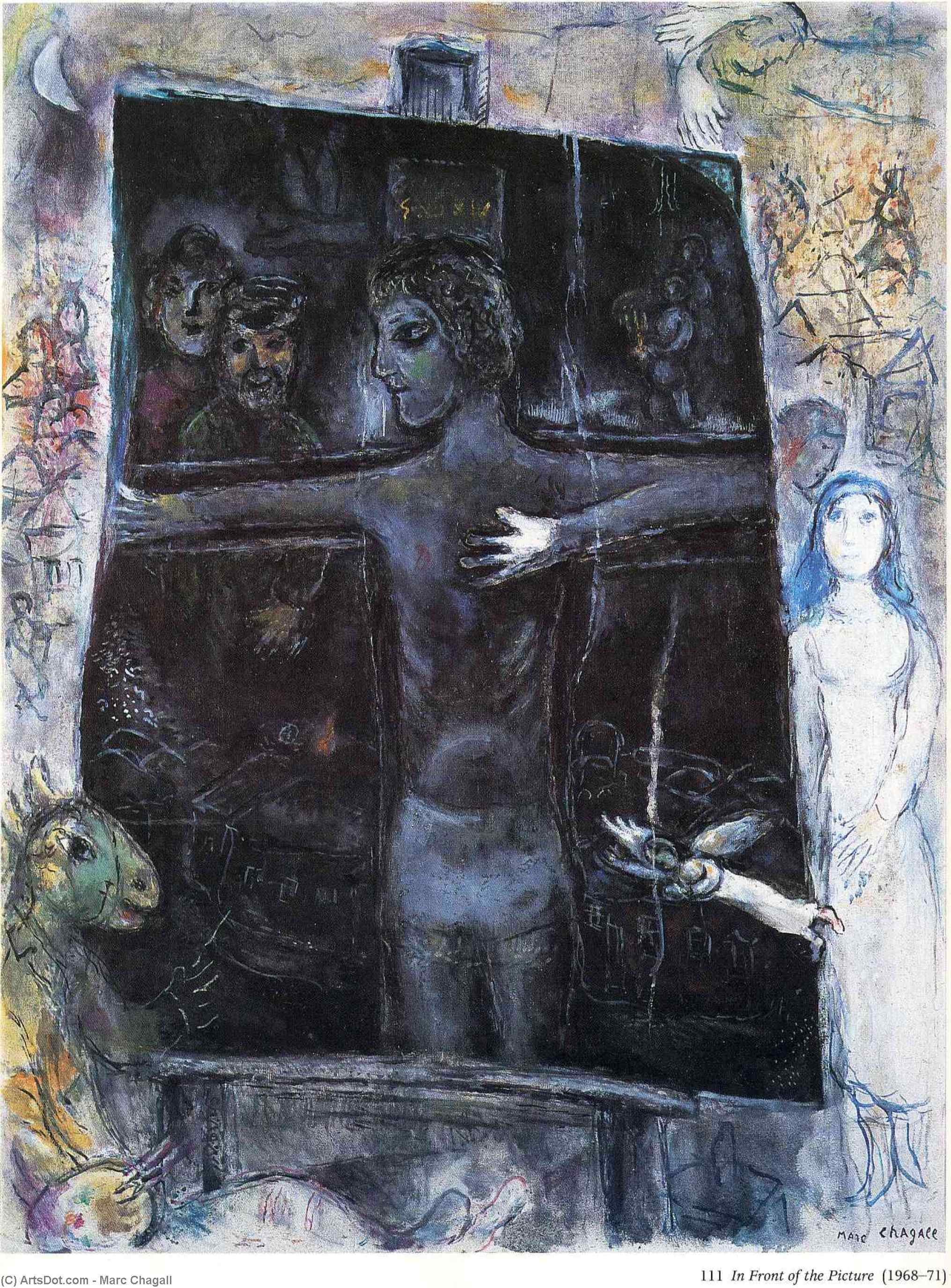 In Front Of The Picture — Marc Chagall