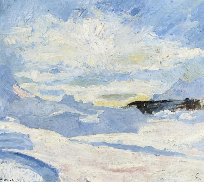 Winter Landscape Near Maloja — Giovanni Giacometti