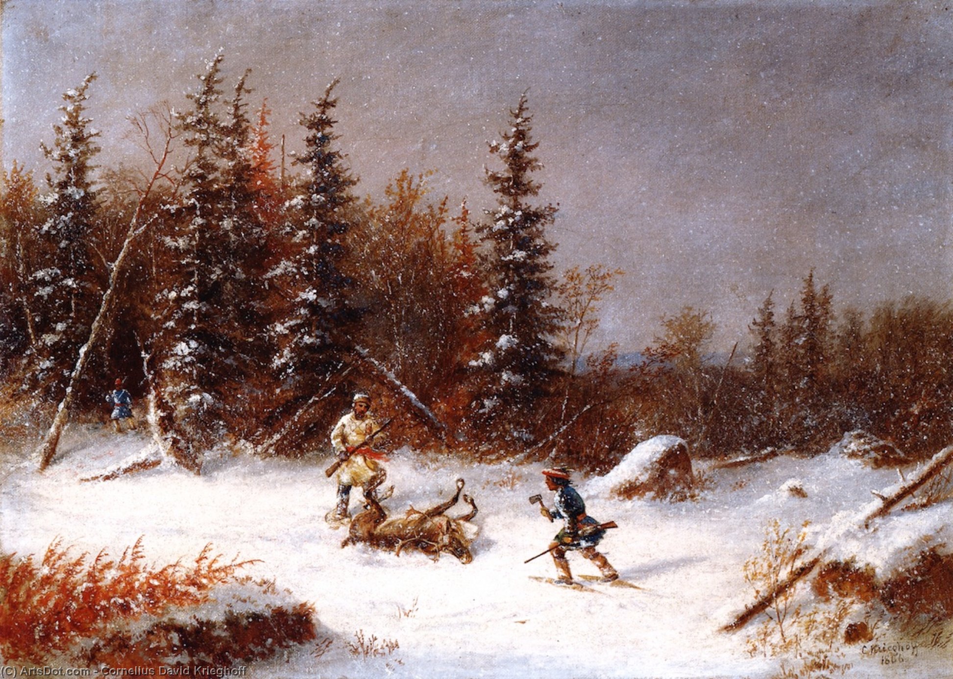 The Caribou Hunter — Корнелиус Давид Криехоф
