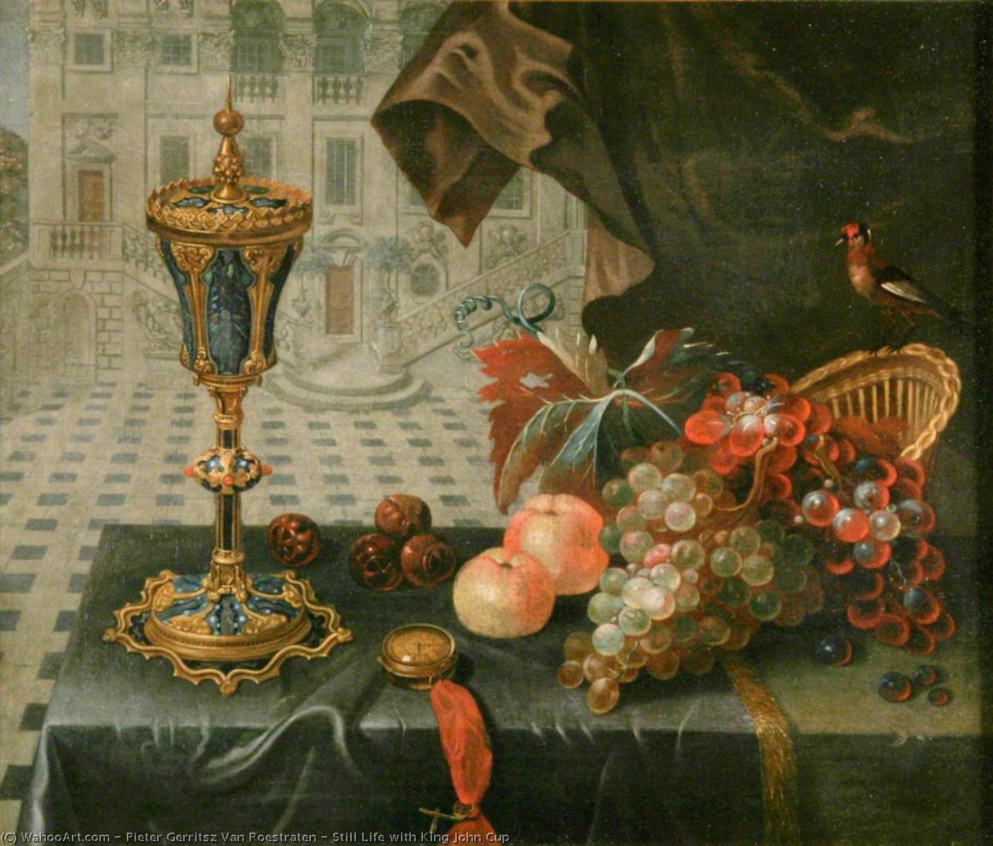 Still Life With King John Cup — Pieter Gerritsz Van Roestraten