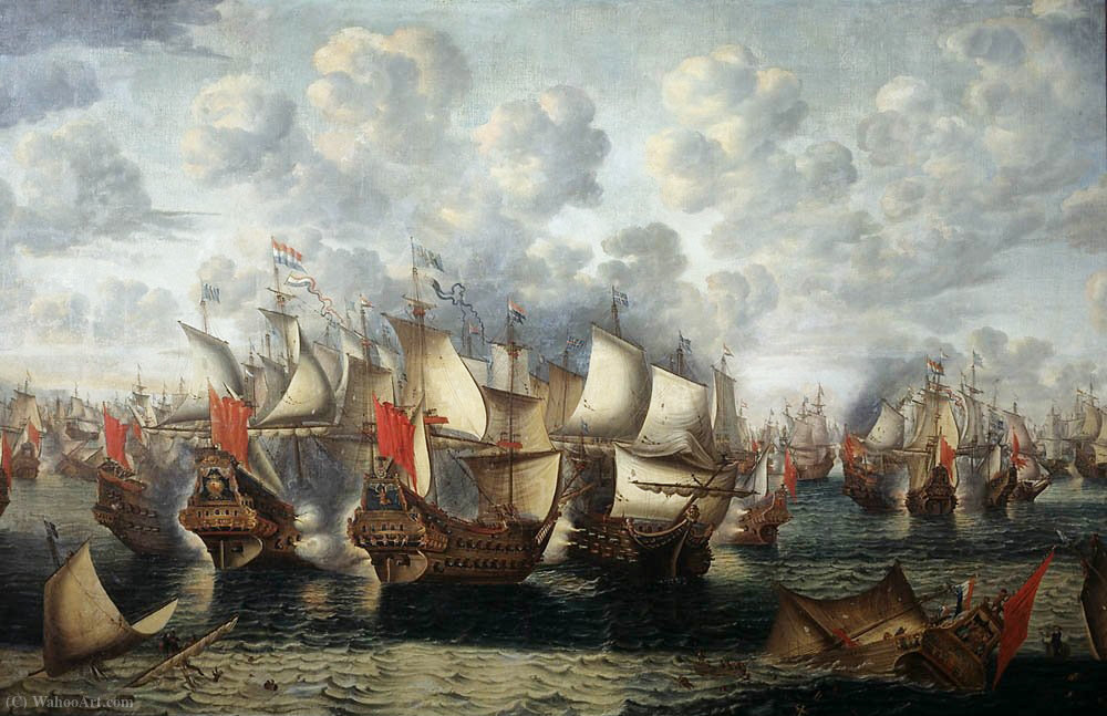 The First Phase Of The Battle Of The Sound — Jan Abrahamsz Beerstraten