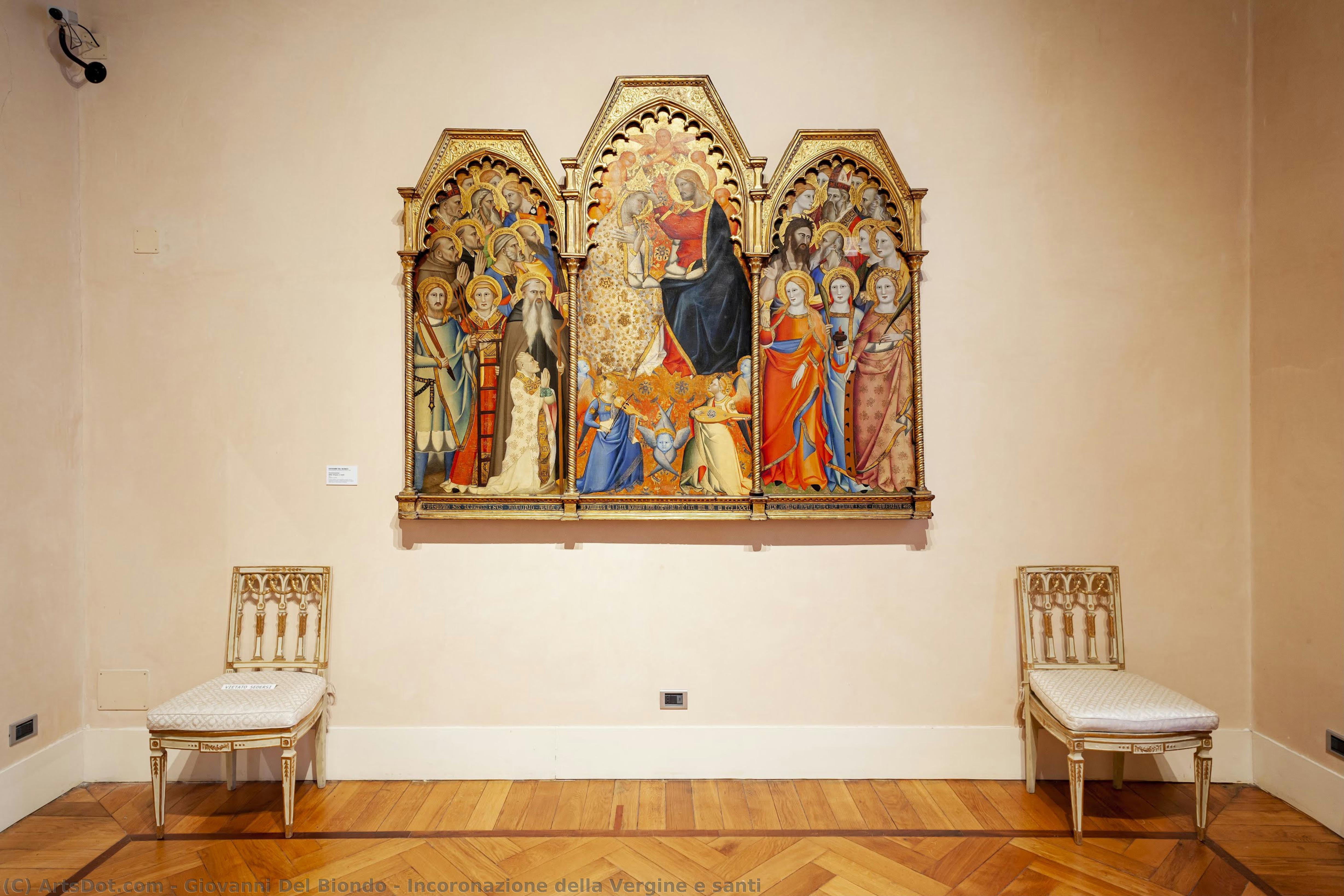 Incoronazione Della Vergine E Santi — Giovanni Del Biondo