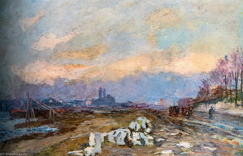 La Seine A Paris — Albert-charles Lebourg
