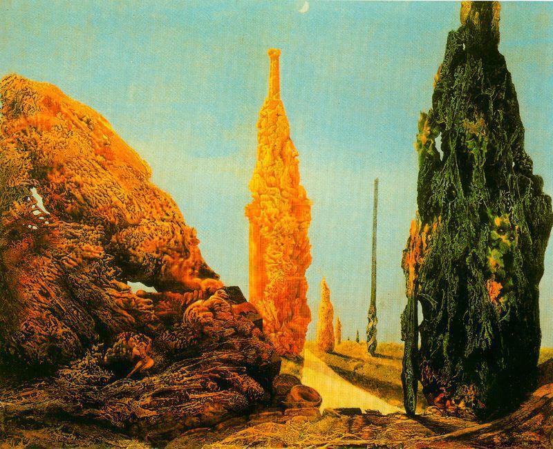 Lone Tree And United Trees — Max Ernst