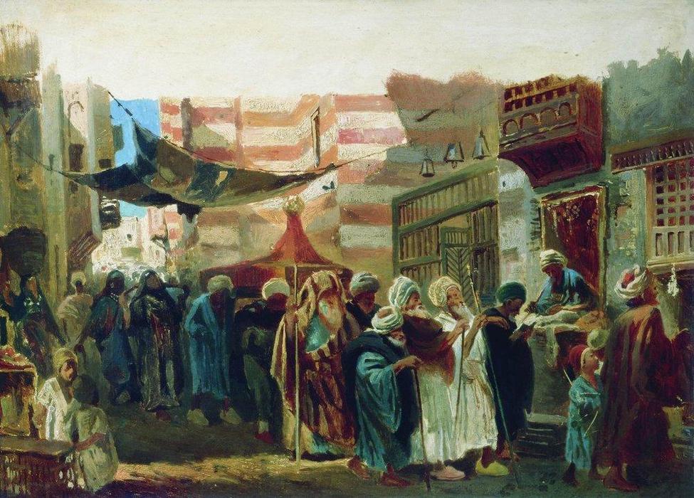 Oriental Funeral In Cairo — Konstantin Yegorovich Makovsky