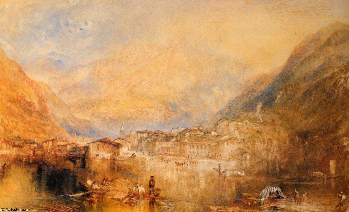 Brunnen From The Lake Of Lucerne — Joseph Mallord William Turner