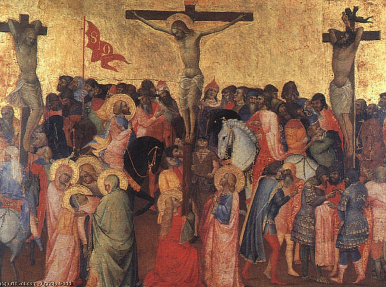 Crucifixion — Agnolo Gaddi