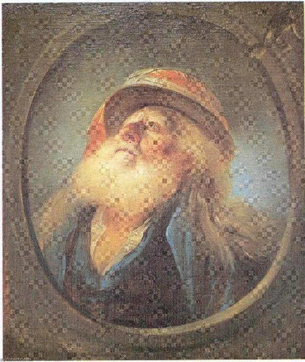 Etude De Tête De Vieillard — Jacques Gamelin