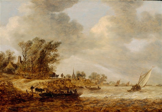 A Windy Day — Jan Josephszoon Van Goyen