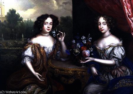 Portrait Of Lady Anne Barrington And Lady Mary St. John — Henri Gascard