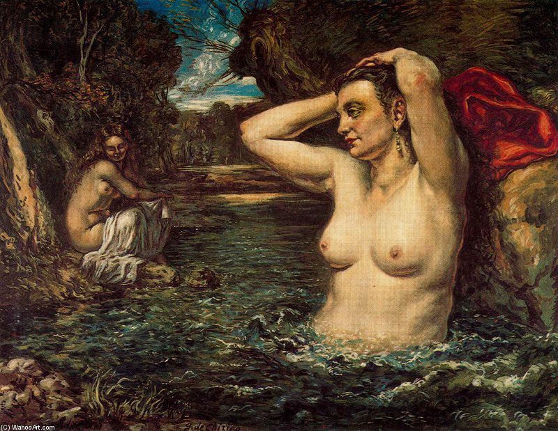 Nymphs Bathing — Ђорђе Де Кирико