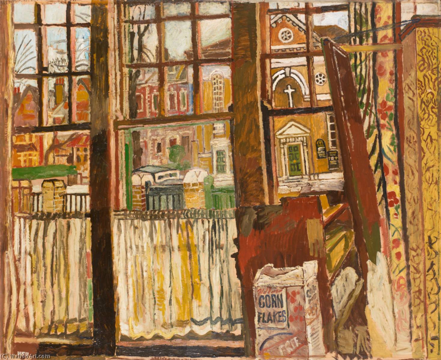 Window, Dartmouth Row, Blackheath — John Bratby