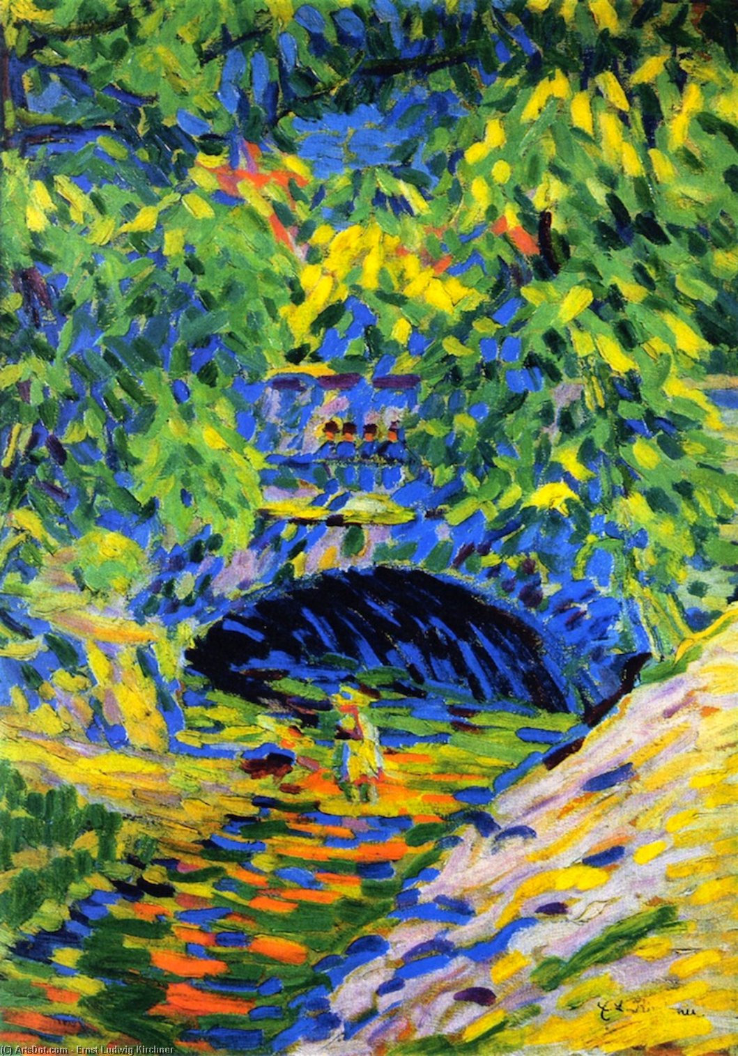 Prissnitz Bridge — Кирхнер