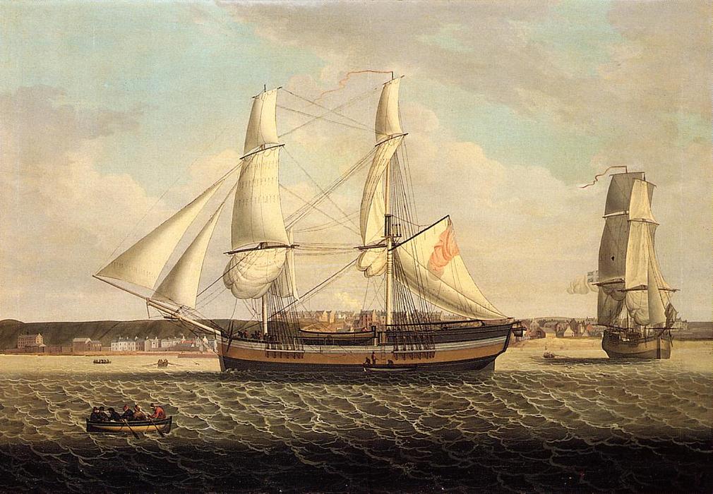Ships In A Port — Robert W. Salmon