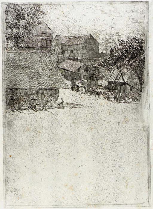 Neighboring Farm — Julian Alden Weir