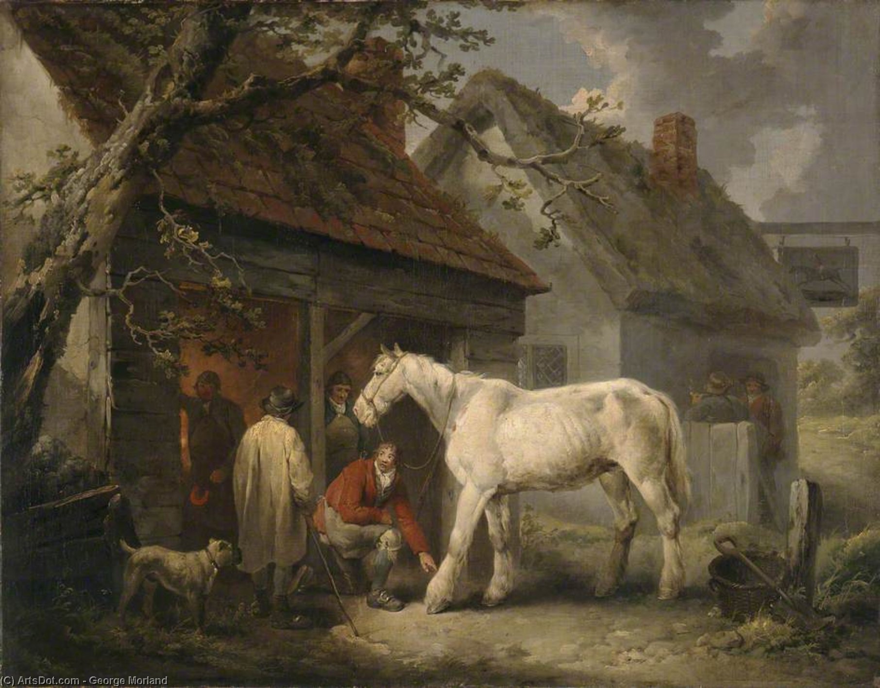 A Farrier's Shop — George Morland