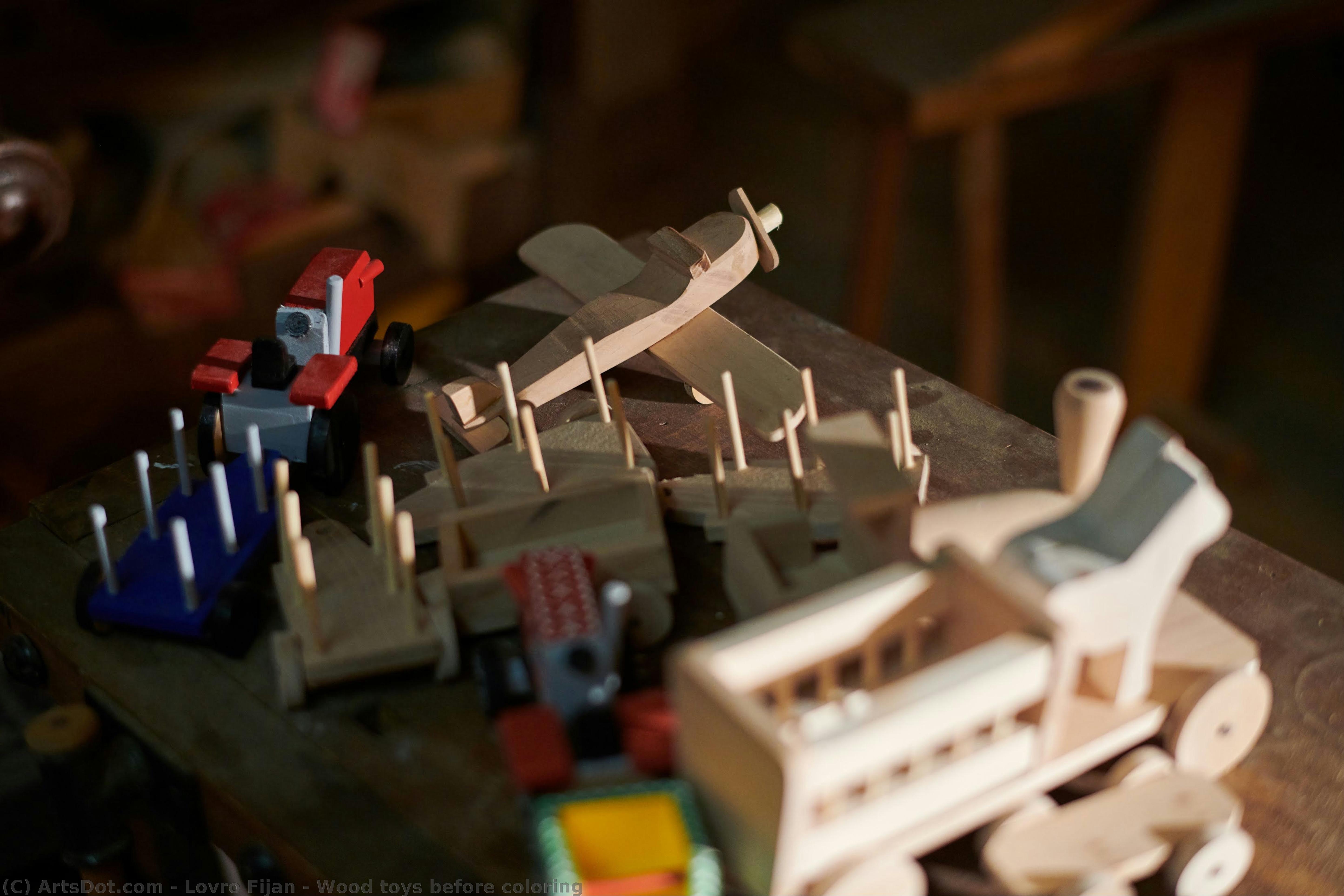 Wood Toys Before Coloring — Lovro Fijan