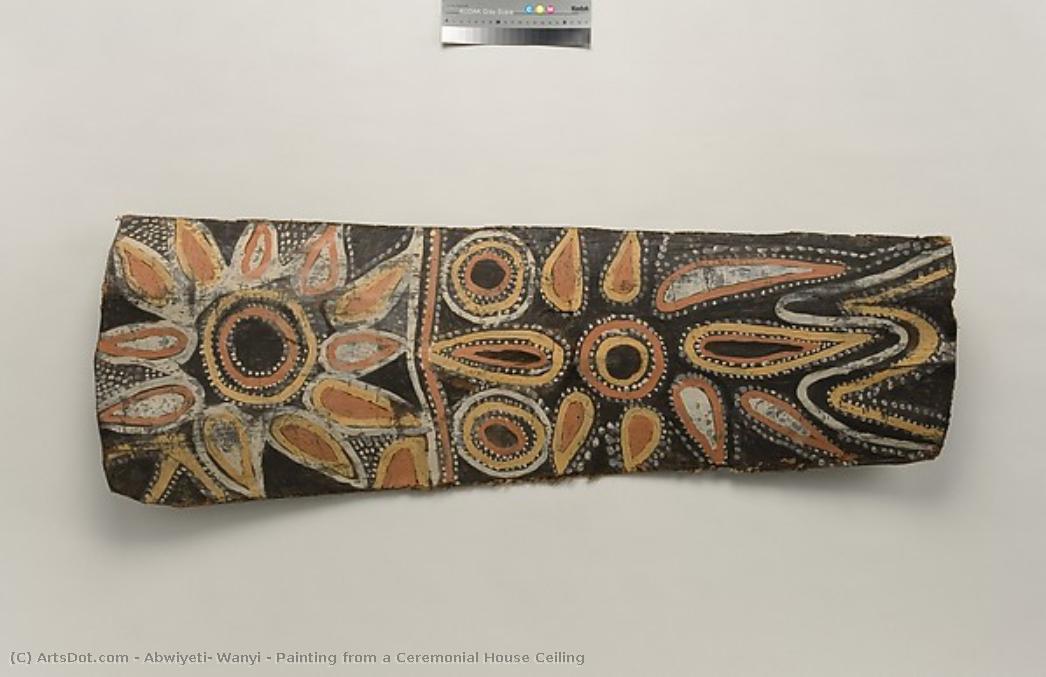 Painting From A Ceremonial House Ceiling — Abwiyeti, Wanyi
