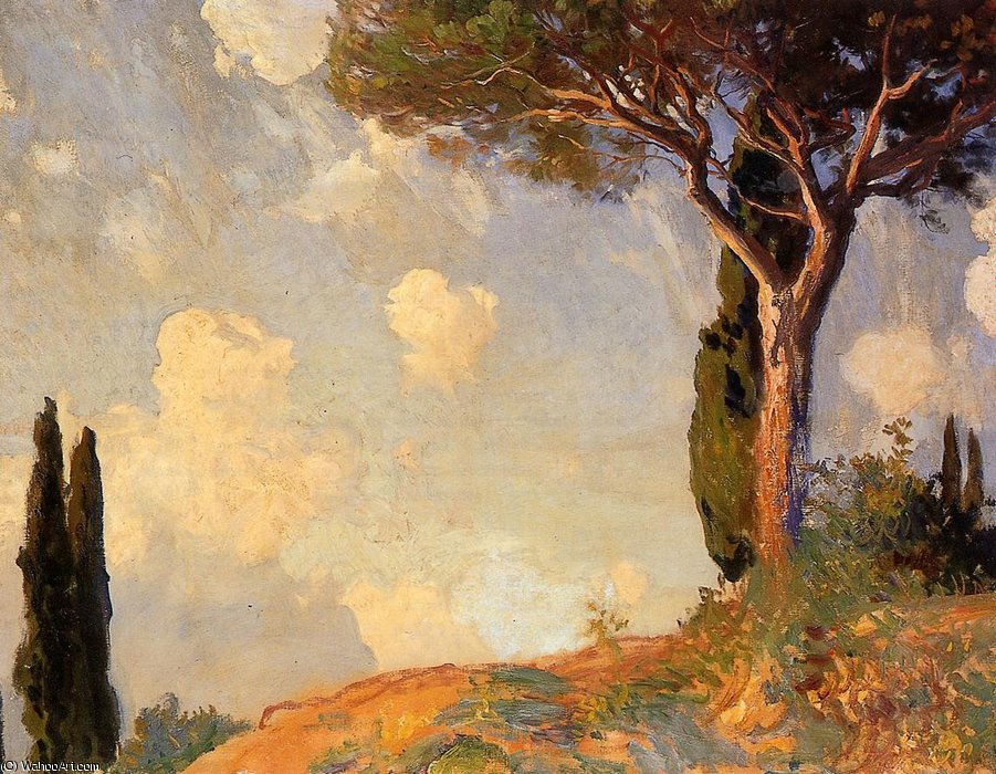 Landscape Study At San Vigilio, Lake Of Garda — John Singer Sargent