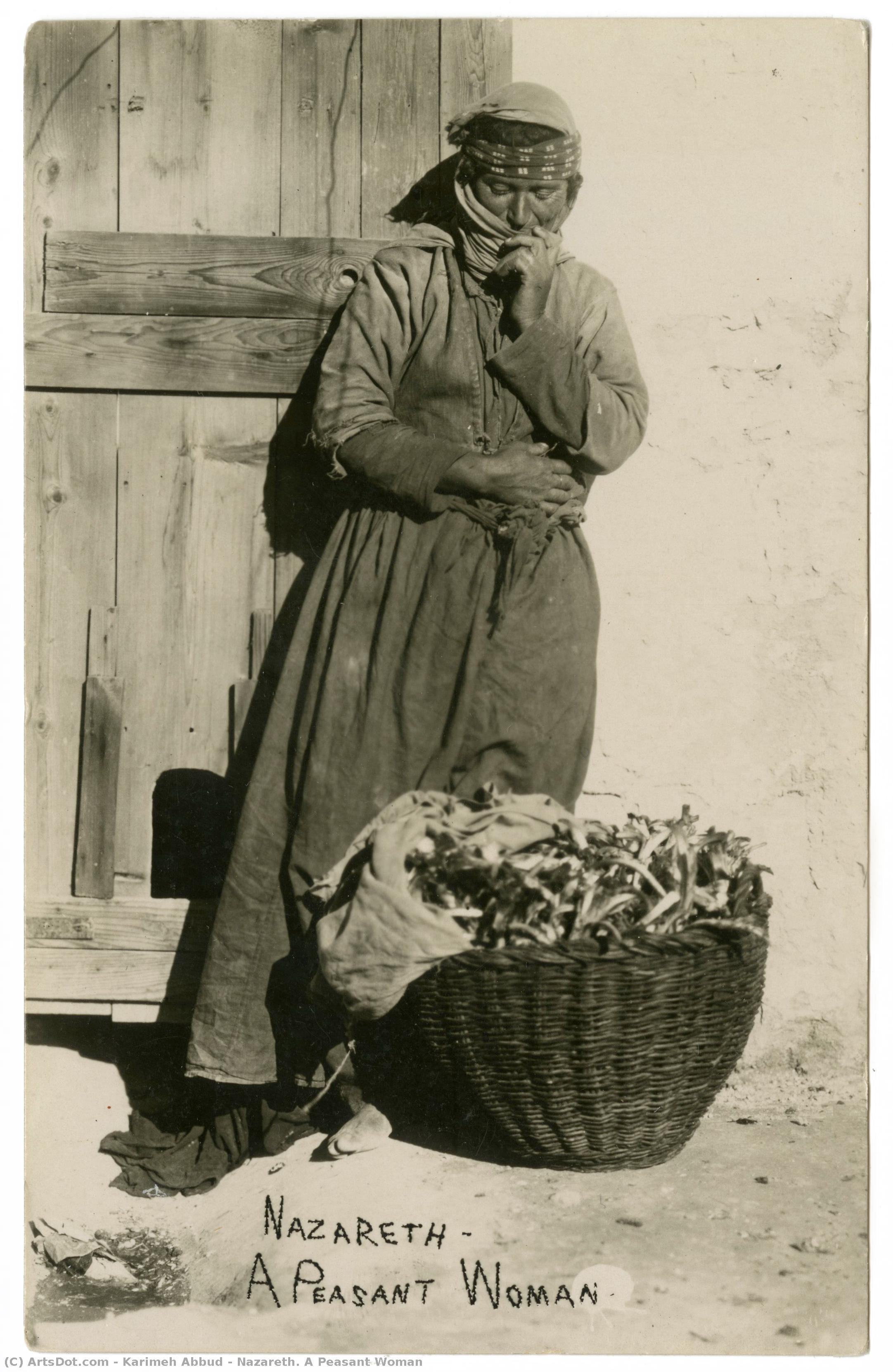 Nazareth. A Peasant Woman — Karimeh Abboud