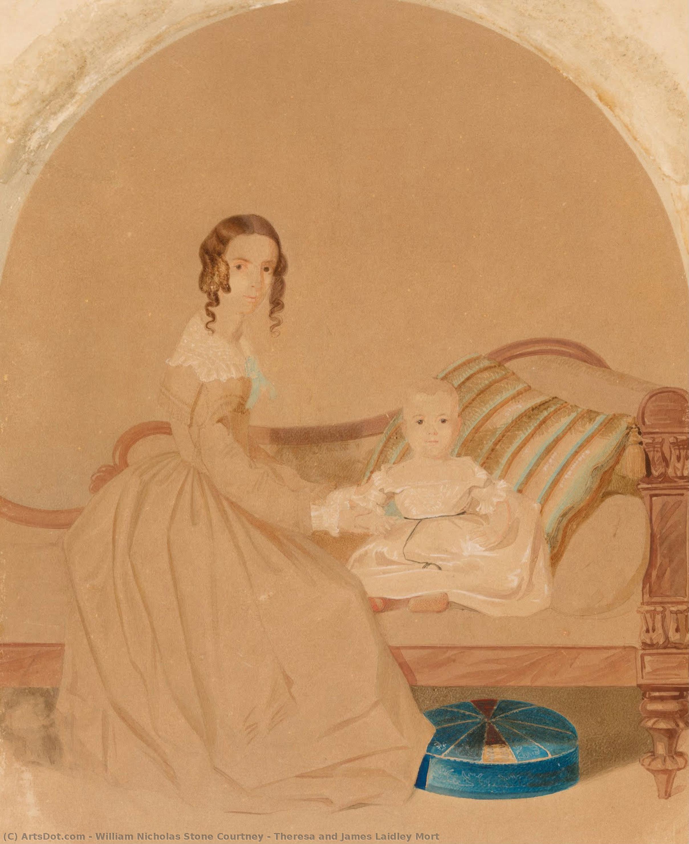 Theresa And James Laidley Mort — William Nicholas Stone Courtney