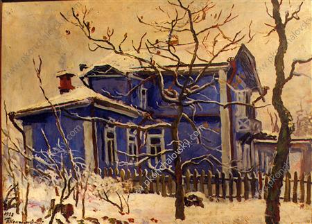 The First Snow. The Blue Cottage. — ピョートル・コンチャロフスキー