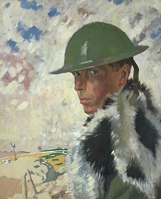 Self Portrait In Helmet — Sir William Newenham Montague Orpen