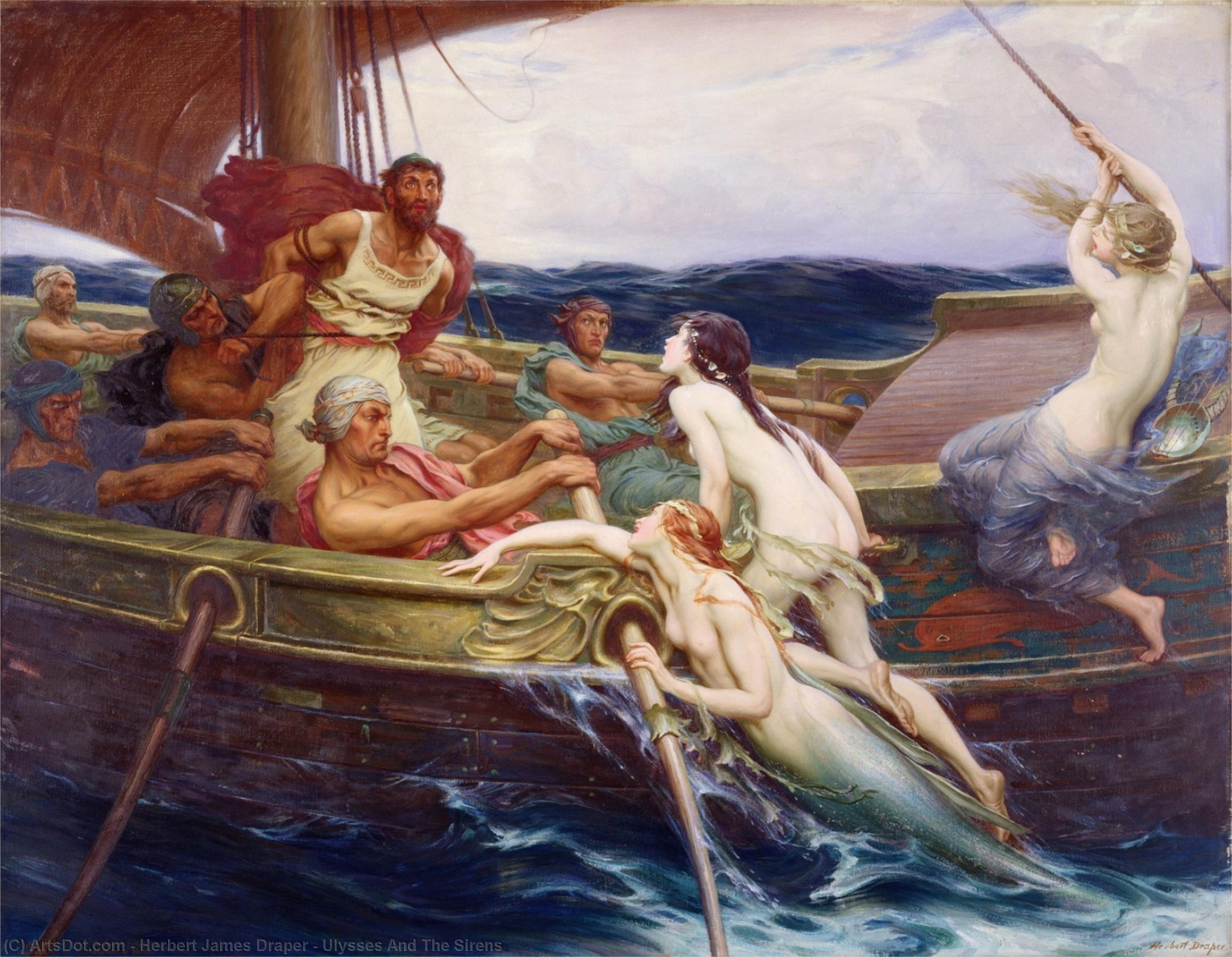 Ulysses And The Sirens — Херберт Џејмс Дрејпер