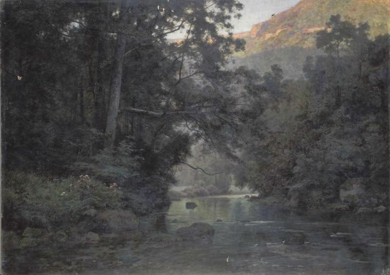 Le Ruisseau Du Val Noir (doubs) — Marie Victor Émile Isenbart
