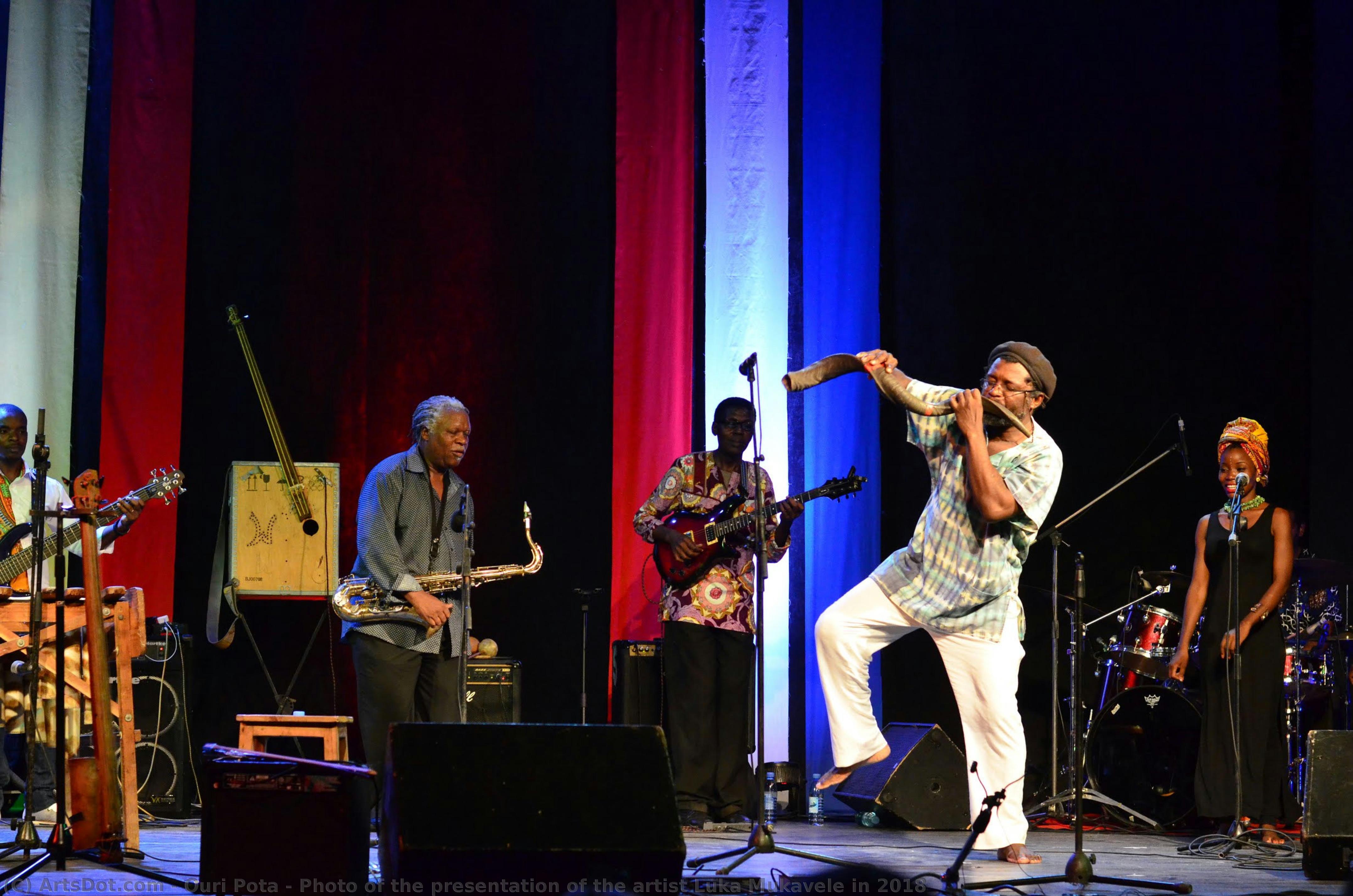 Photo Of The Presentation Of The Artist Luka Mukavele In 2018 — Ouri Pota