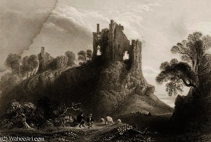 Carrigogunnell Castle — William Henry Bartlett