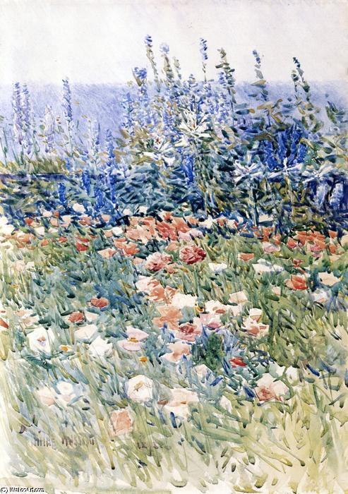 Flower Garden, Isles Of Shoals — Frederick Childe Hassam
