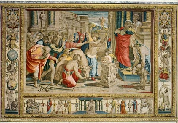 At Lystra A Miracle After St. Paul Rejects Divine Honors — Pieter Van Edingen Van Aelst
