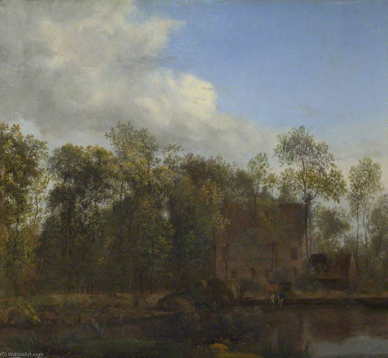 A Farm Among Trees — Ян Ван Дер Хейден