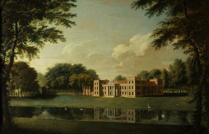 The North Front Of The Vyne — Johann Heinrich Müntz