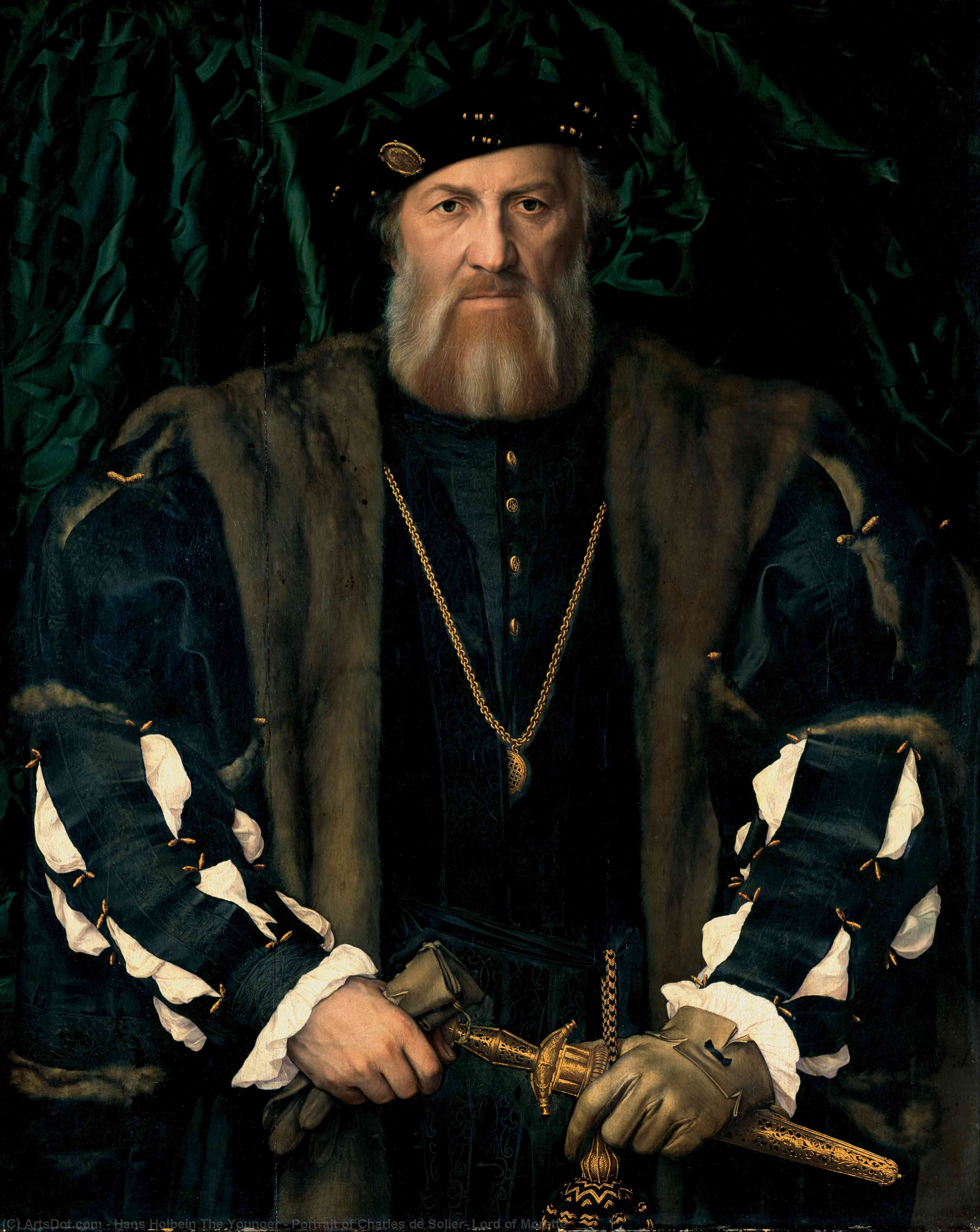 Retrato De Charles De Solier, Señor De Morette — Hans Holbein El Joven