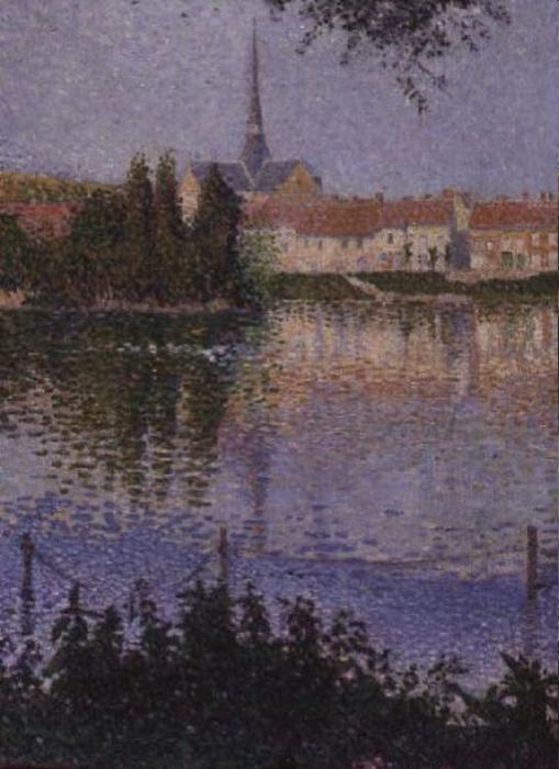 The Island At Lucas Near Les Andelys — Paul Signac