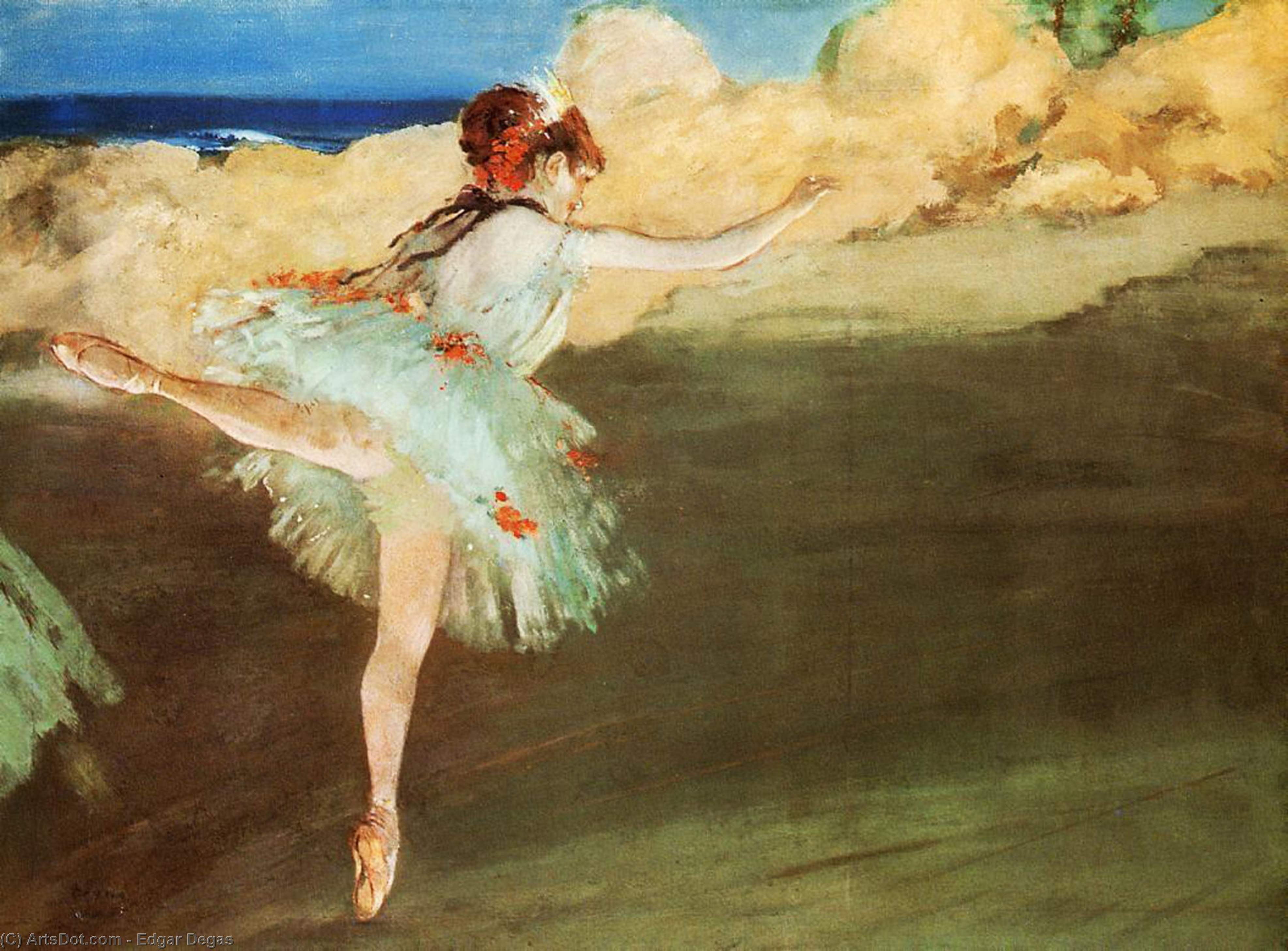 The Star - Dancer On Pointe — Edgar Degas
