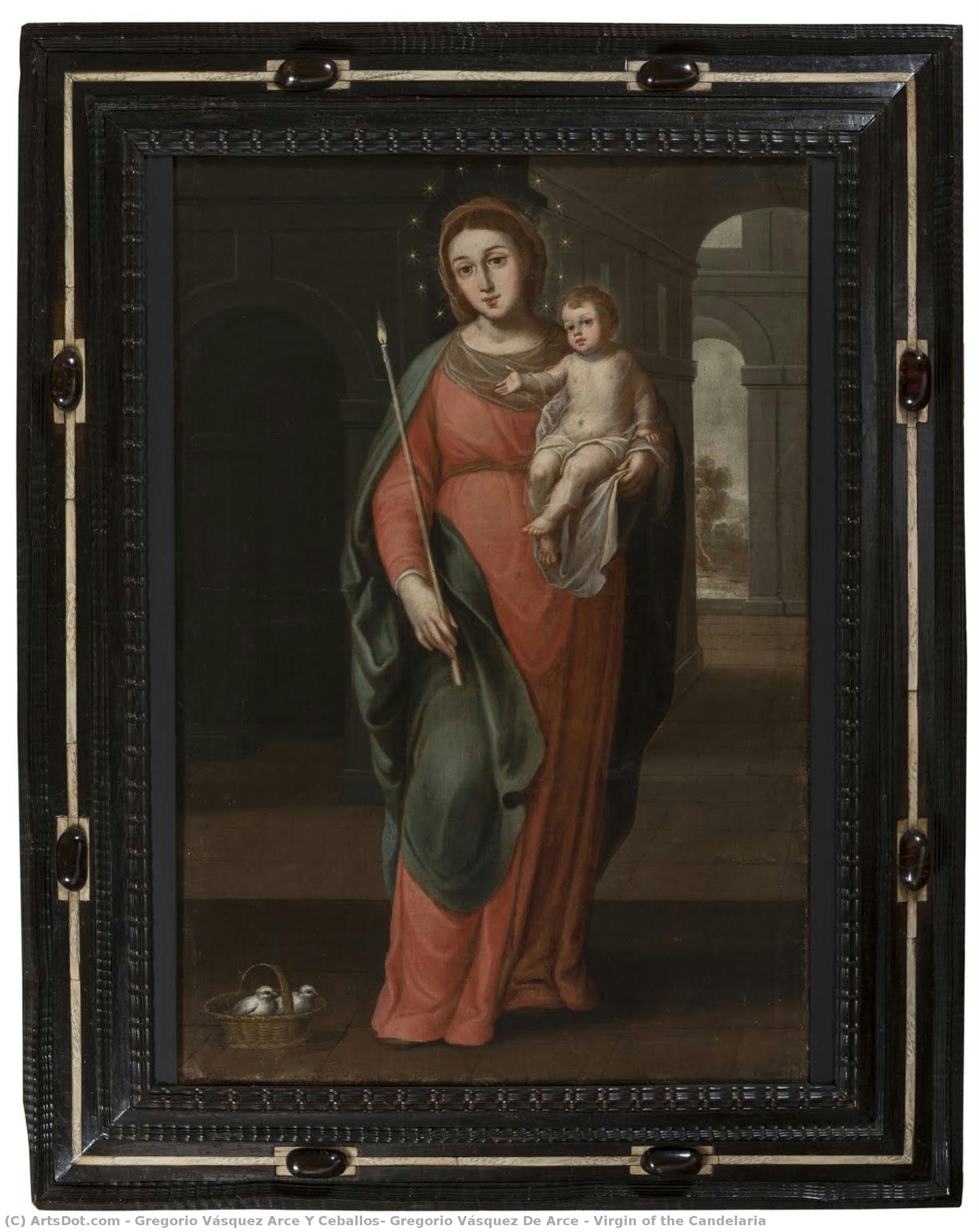 Virgin Of The Candelaria — Gregorio Vásquez De Arce Y Ceballos