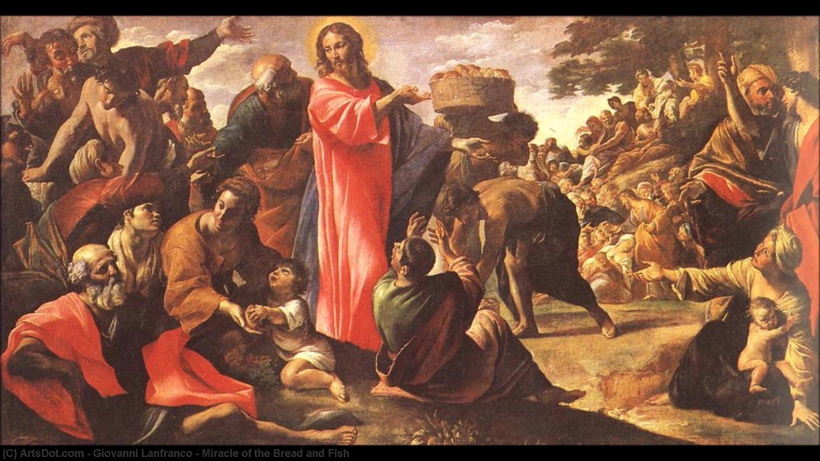 Miracle Of The Bread And Fish — Giovanni Lanfranco