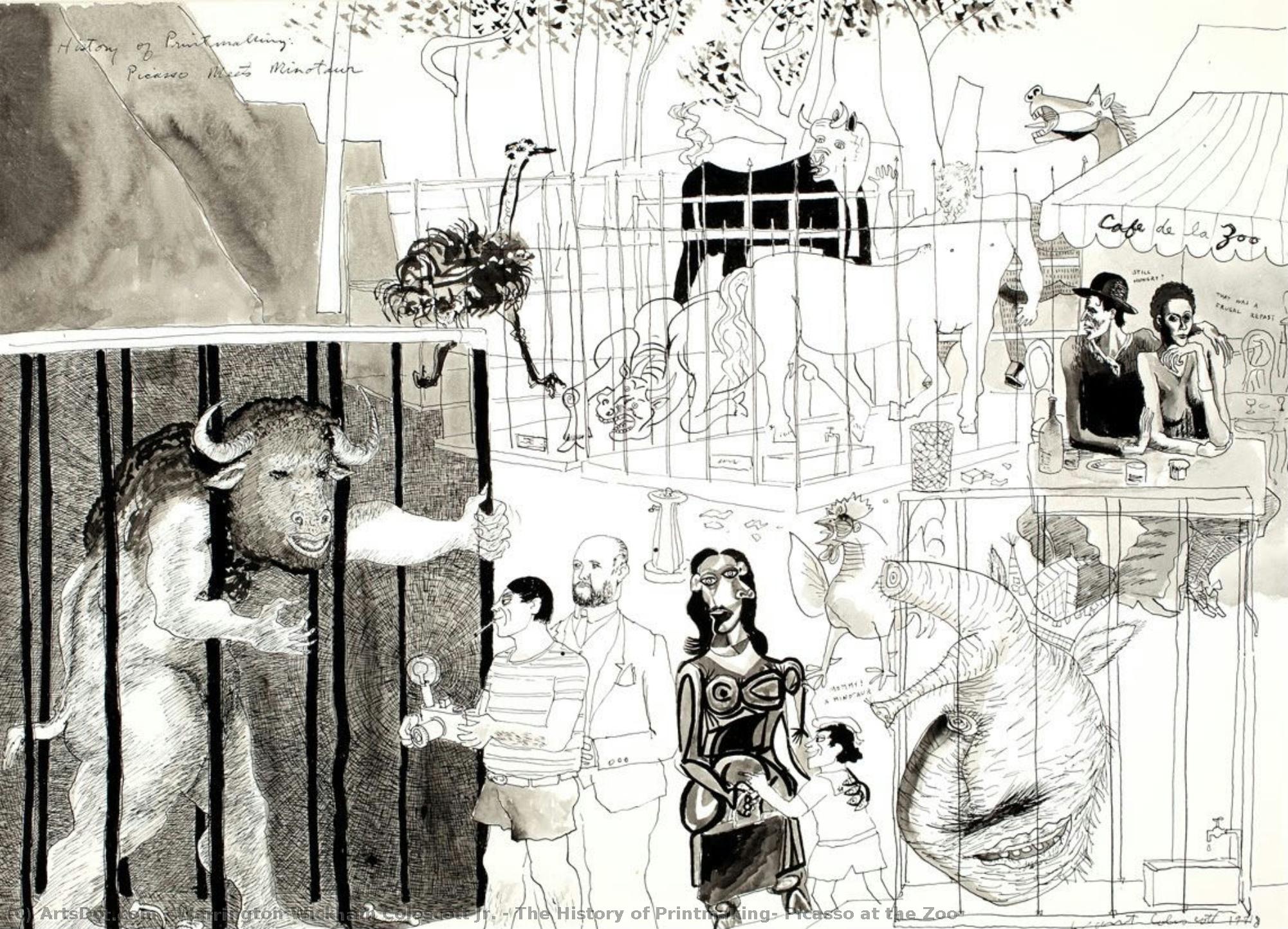 The History Of Printmaking: Picasso At The Zoo — Warrington Wickham Colescott Jr.
