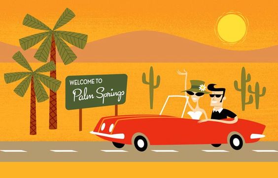 Palms Spring Welcome — Josh Agle (shag)