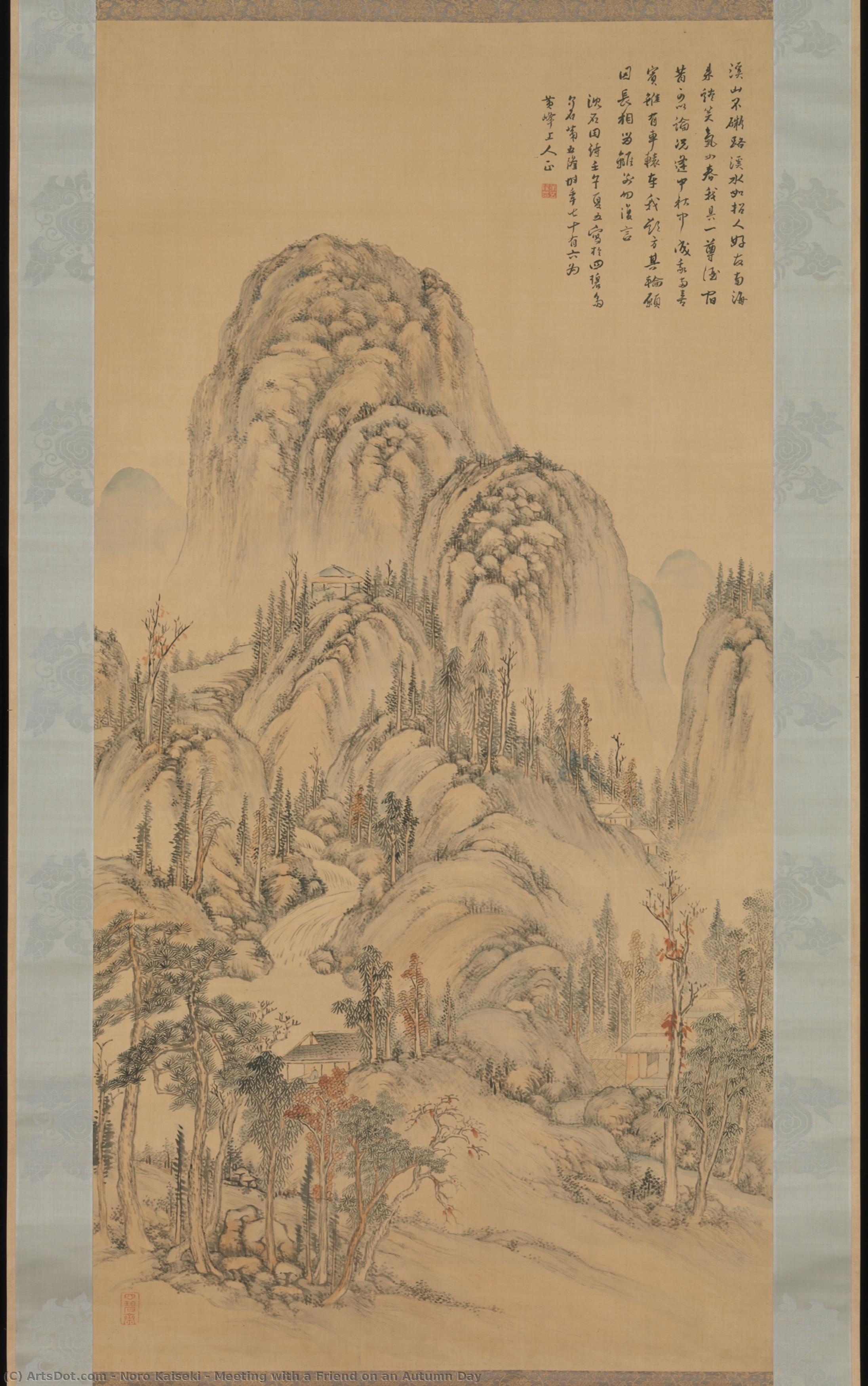 Meeting With A Friend On An Autumn Day — Noro Kaiseki