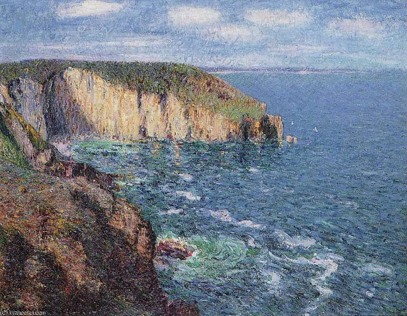 Cliffs At Cape Frehel — Густав Лоизоль