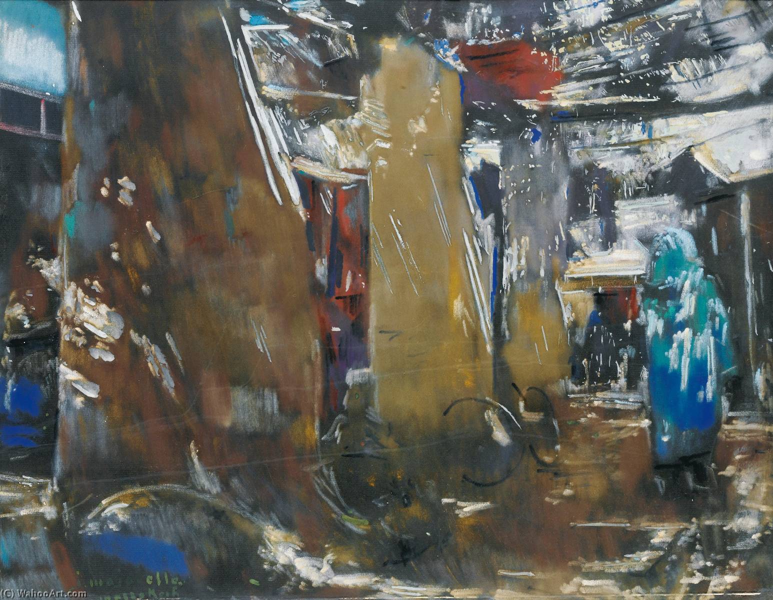 Un Coin De Souk À Marrakech — Jacques Majorelle