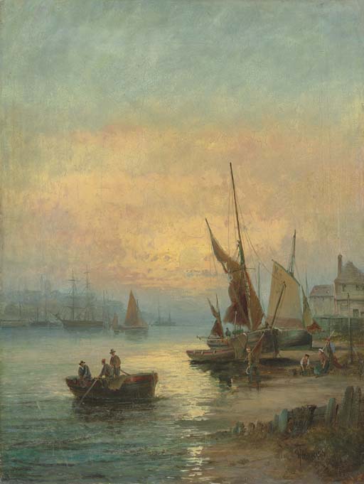 Fishing Boats Off Scarborough; And A Fishing Village — William A. Thornley (thornbery)