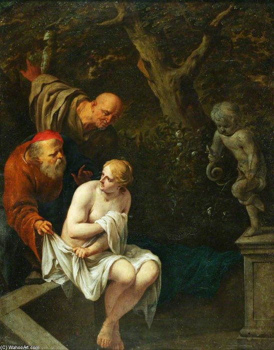 Susannah And The Elders — Arnold Houbraken
